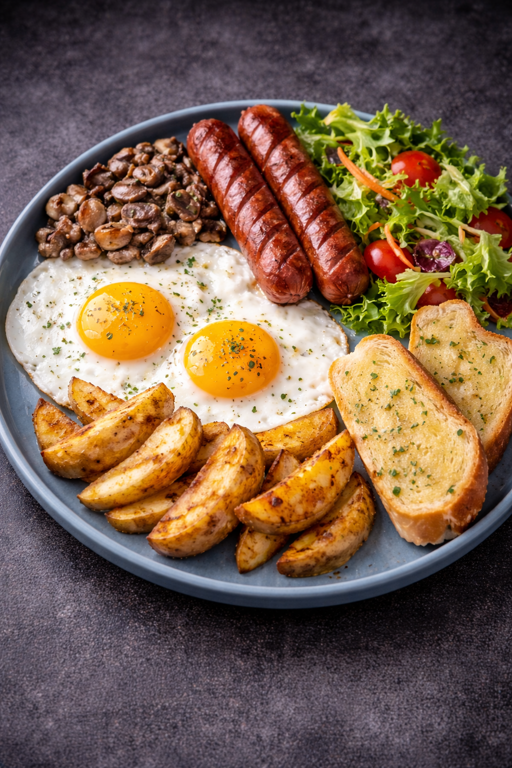 Омлет с грибами