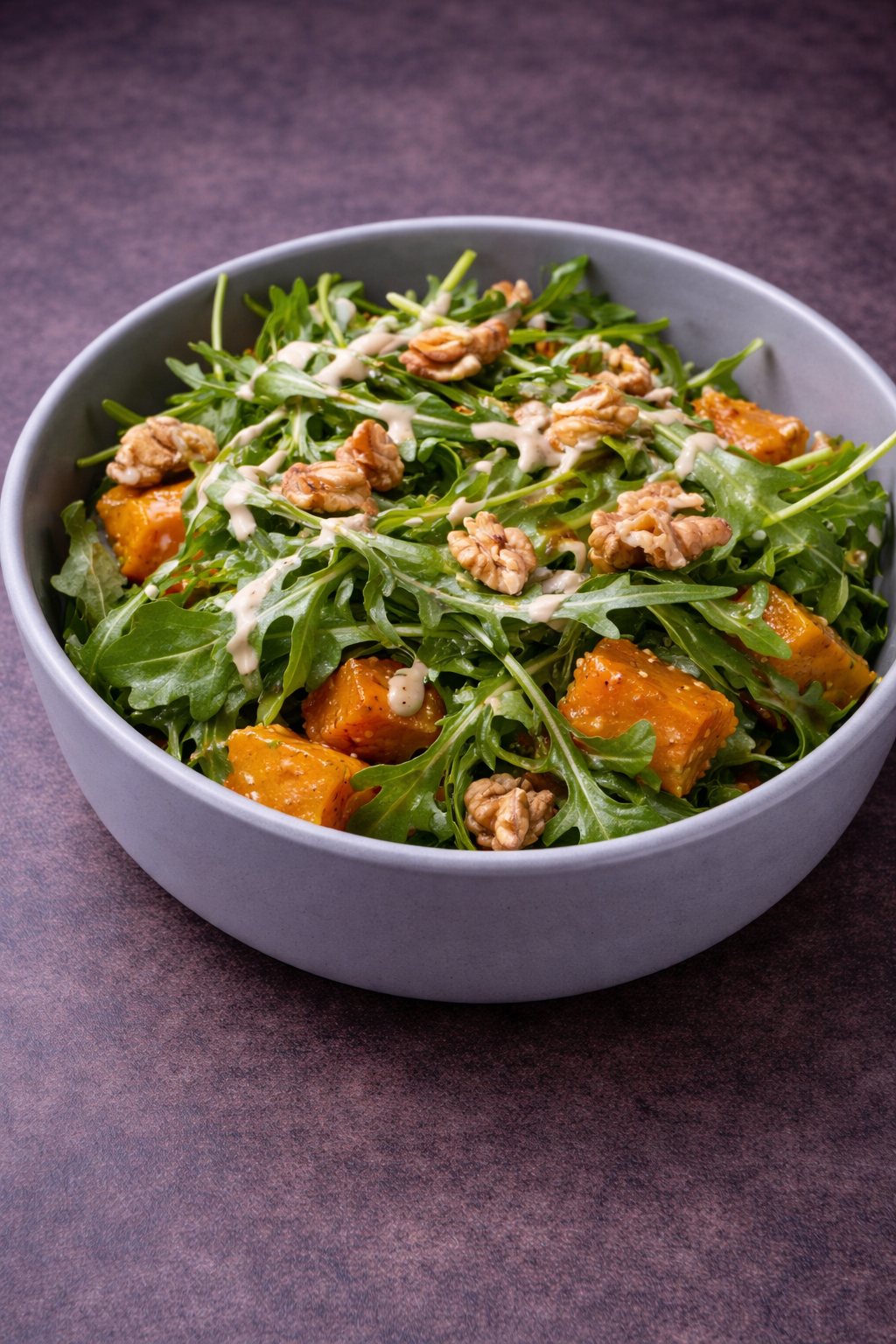 Руккола с пряной тыквой